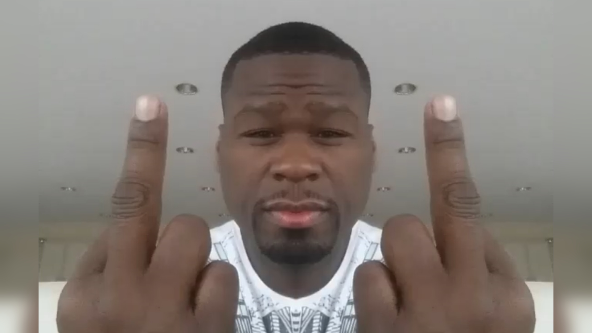 dont care didnt ask 50 cent middle finger meme image